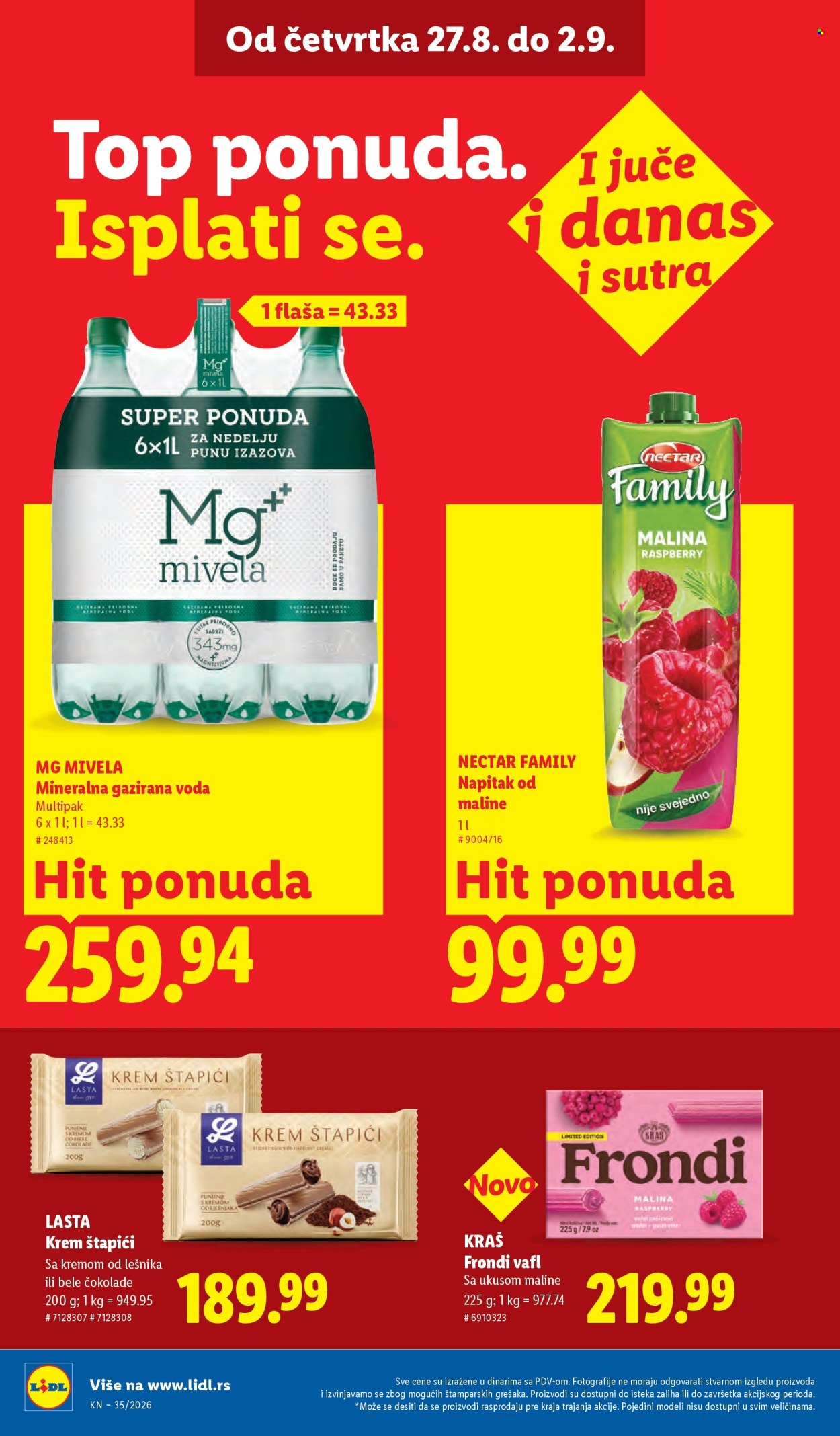 Lidl katalog - 27.08.2026 - 02.09.2026. Stranica 34