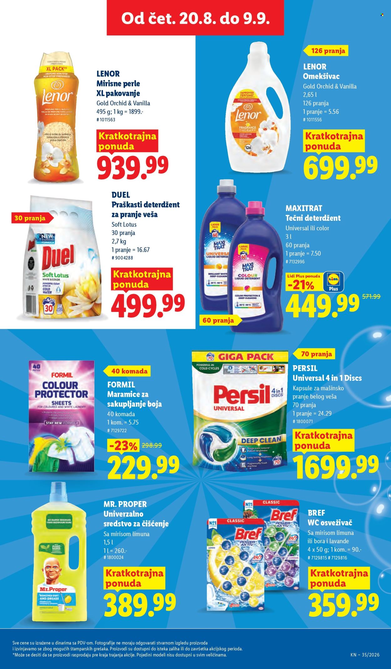 Lidl katalog - 27.08.2026 - 02.09.2026. Stranica 39