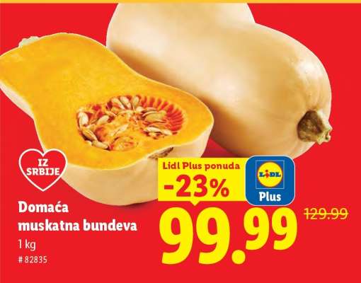 Domaća muskatna bundeva