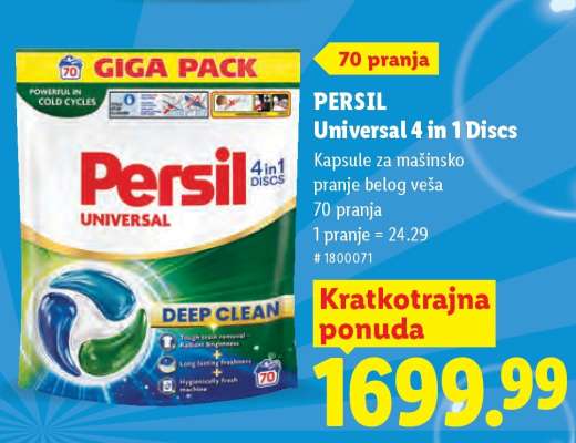 PERSIL Universal 4 in 1 Discs