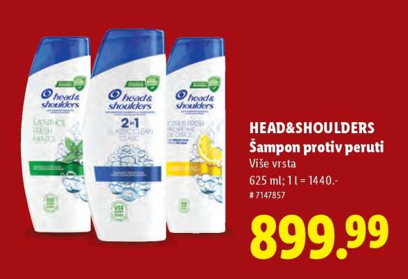 HEAD & SHOULDERS
