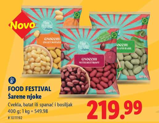 FOOD FESTIVAL Šarene njoke