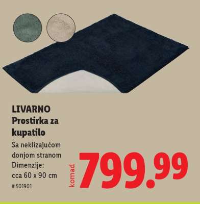 Livarno Prostirka za kupatilo