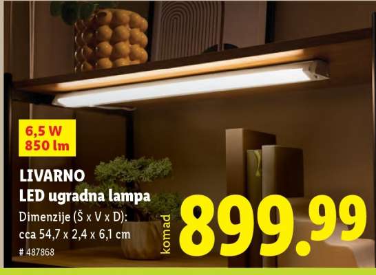 Livarno LED ugradna lampa