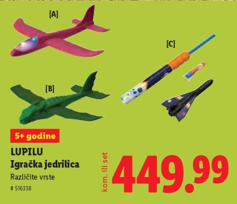 LUPILU Igračka jedrilica