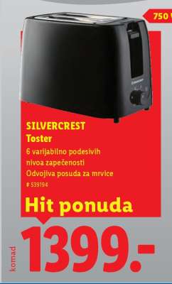 SILVERCREST Toster