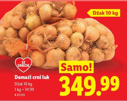Domaći crni luk
