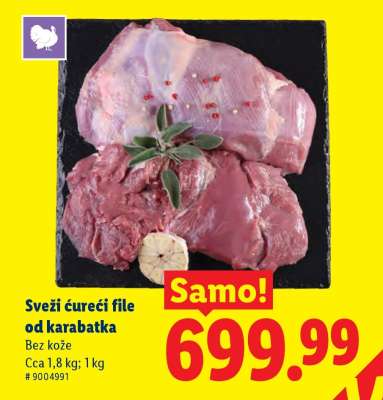 Svěží čurecí file od karabatka