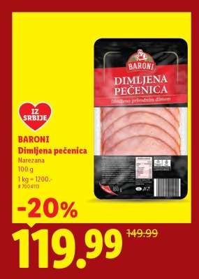 Baroni Dimljena pečenica