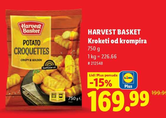 Harvest Basket Kroketi od krompira