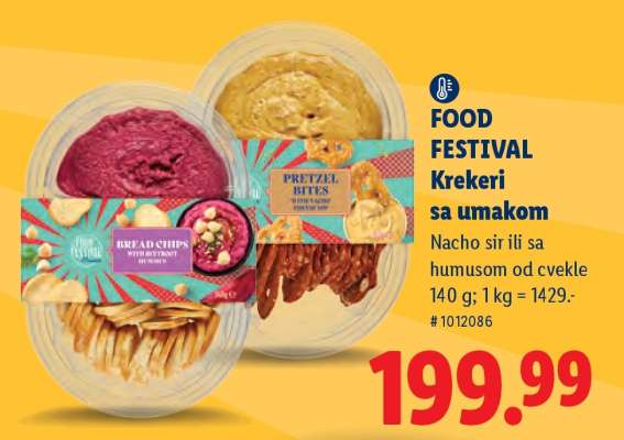 FOOD FESTIVAL Krekeri sa umakom