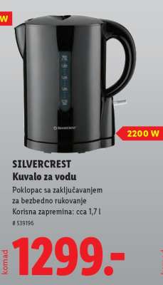 SILVERCREST Kuvalo za vodu