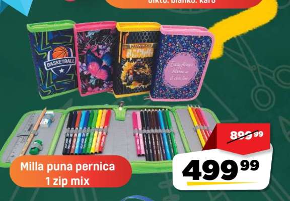 Milla puna pernica 1 zip mix
