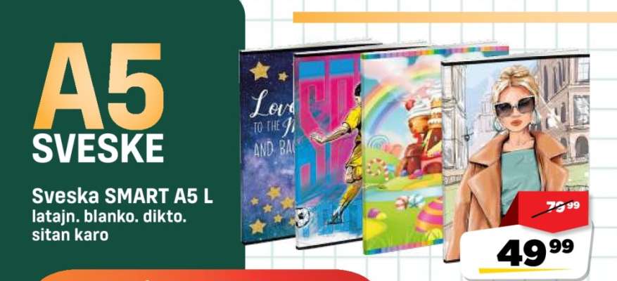Sveska SMART A5 L
