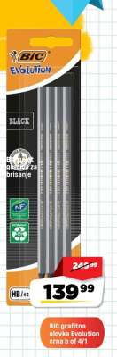 BIC grafitna olovka Evolution crna b of 4/1