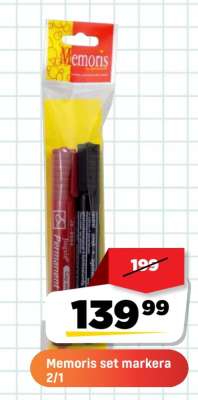 Memoris set markera 2/1