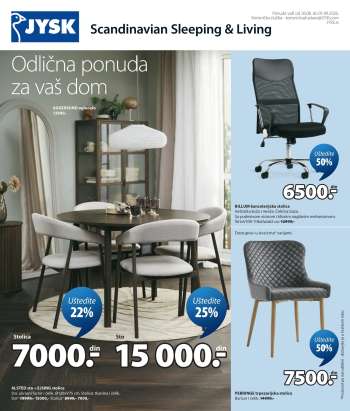 JYSK katalog - 26.08.2026 - 01.09.2026.