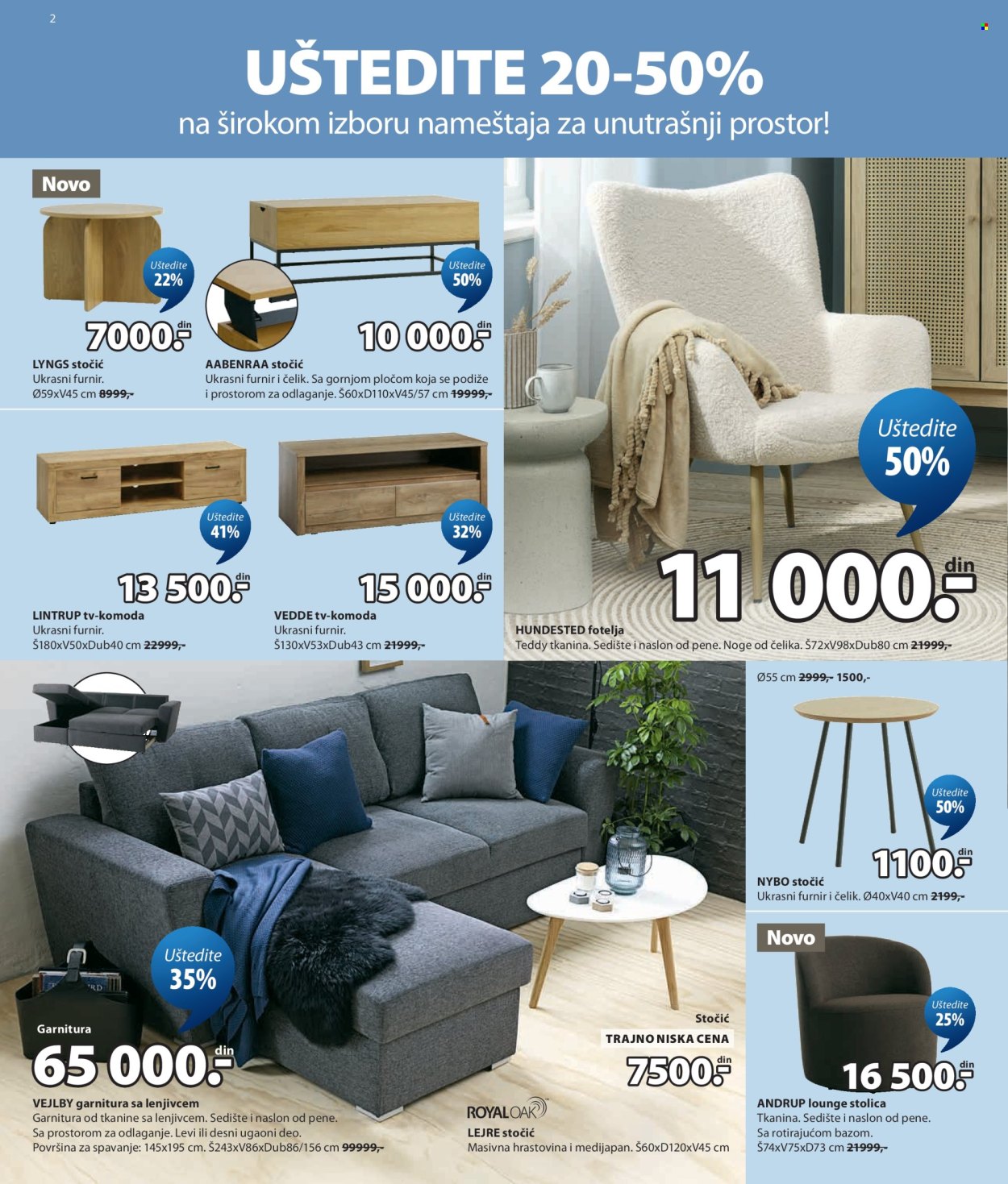 JYSK katalog - 26.08.2026 - 01.09.2026. Stranica 2