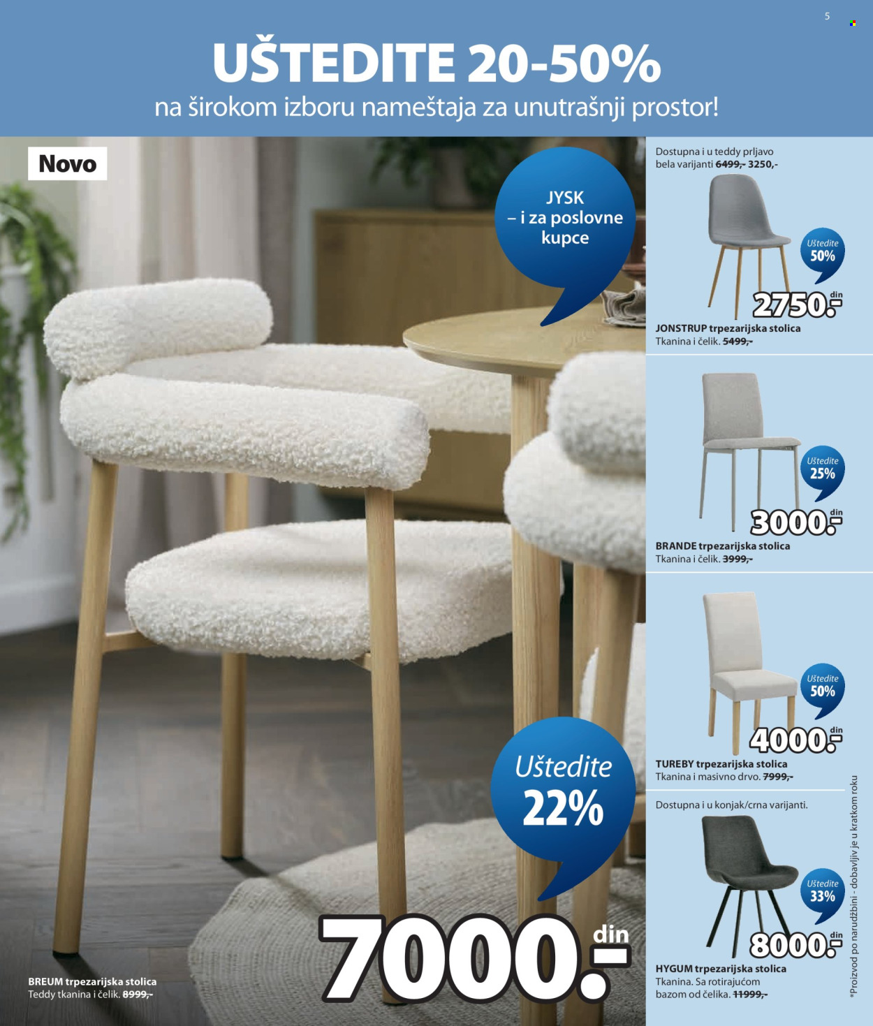 JYSK katalog - 26.08.2026 - 01.09.2026. Stranica 5