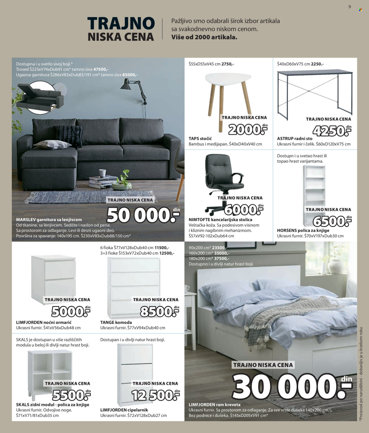 JYSK katalog - 26.08.2026 - 01.09.2026. Stranica 9