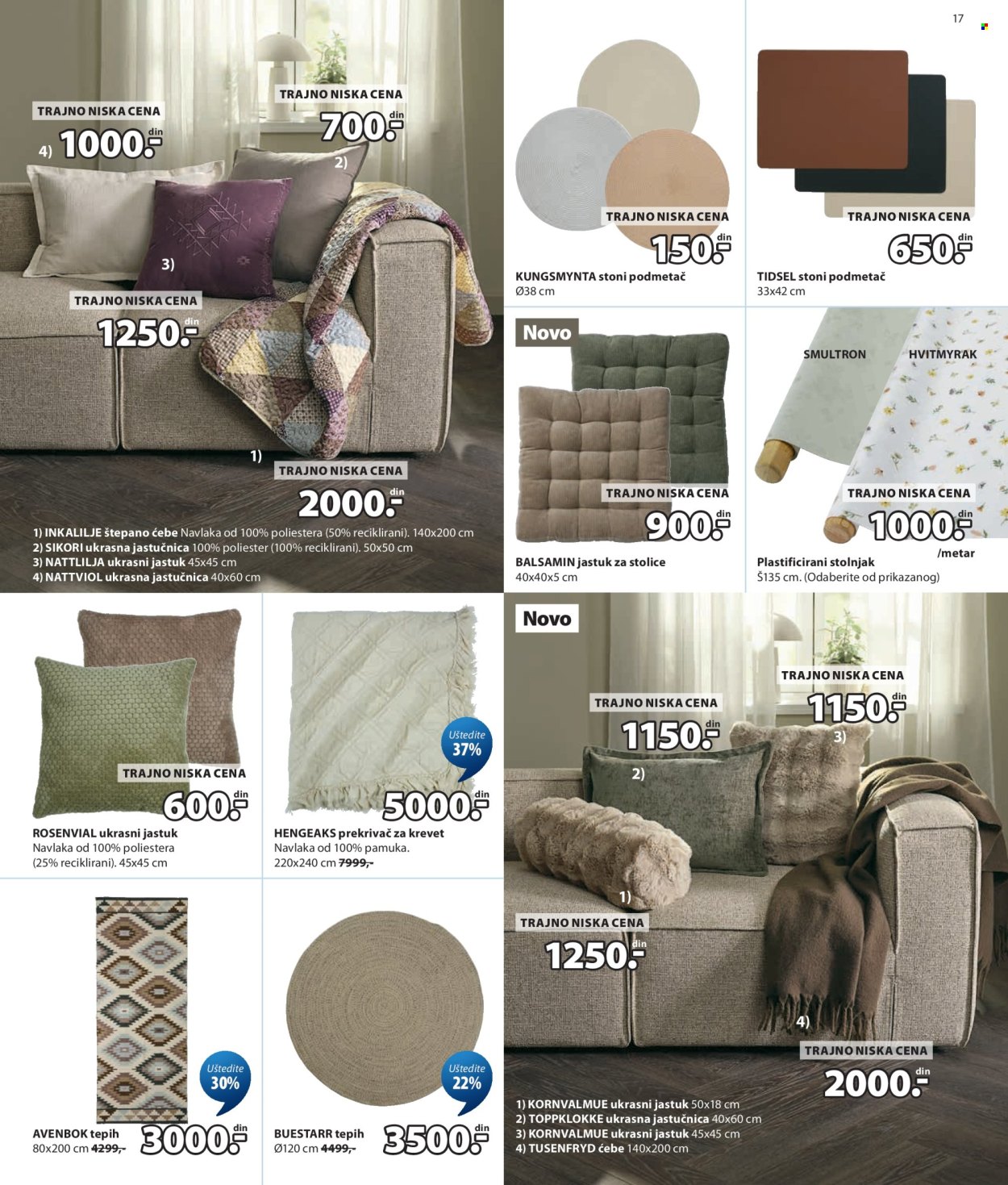 JYSK katalog - 26.08.2026 - 01.09.2026. Stranica 17