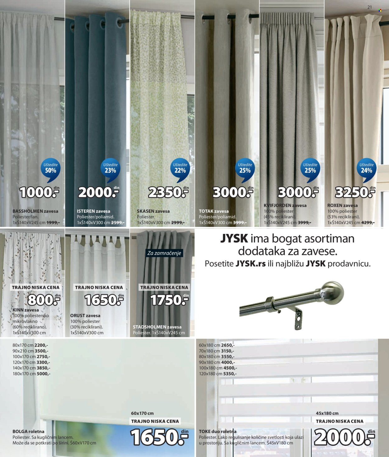 JYSK katalog - 26.08.2026 - 01.09.2026. Stranica 21