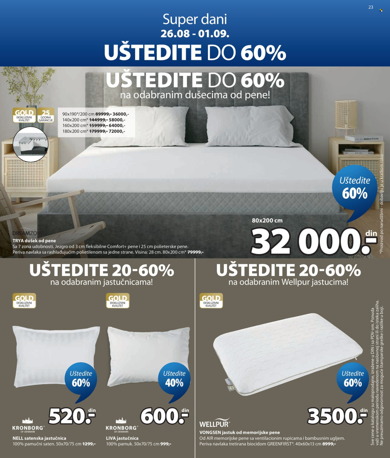 JYSK katalog - 26.08.2026 - 01.09.2026. Stranica 23