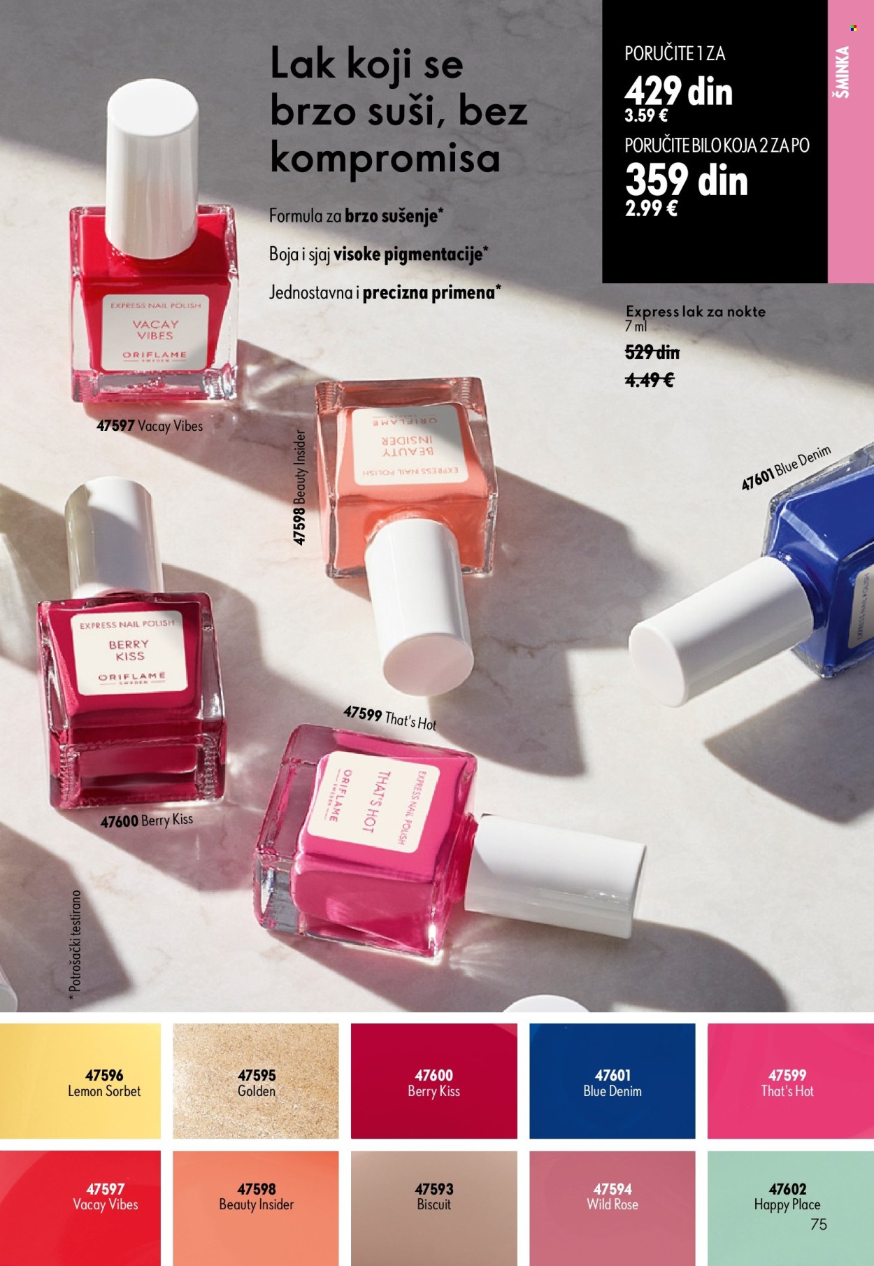Oriflame katalog - 26.08.2026 - 15.09.2026. Stranica 75