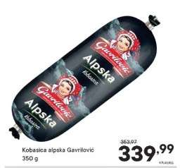 Kobasica alpska Gavrilović