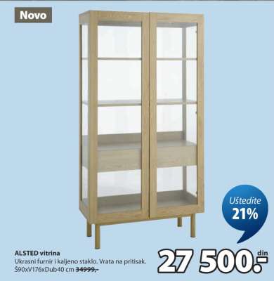 ALSTED vitrina