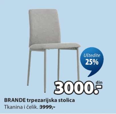 BRANDE trpezarijska stolica