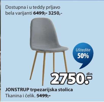 JONSTRUP TRPEZARIJSKA STOLICA