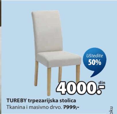 TUREBY trpezarijska stolica