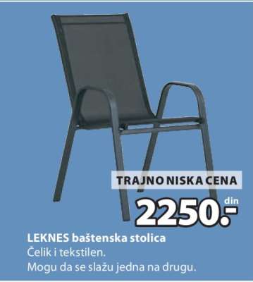 LEKNES BAŠTENSKA STOLICA