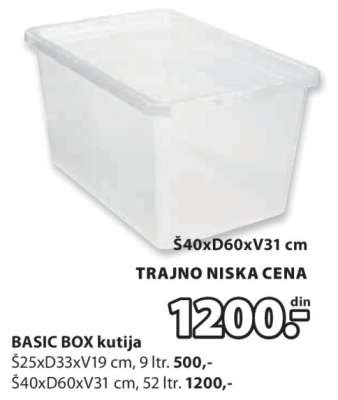 BASIC BOX KUTIJA