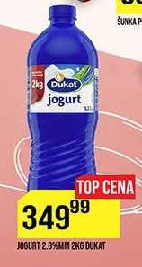 Jogurt 2.8%mm 2kg Dukat