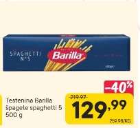 Testenina Barilla špagete spaghetti 5