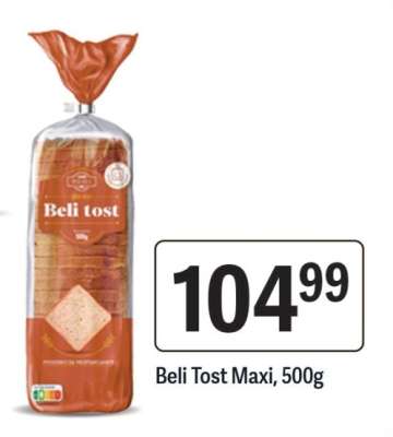 Beli tost Maxi 500g
