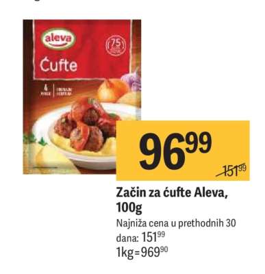 Začin za ćufte Aleva 100g