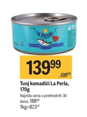 Tunj komadići La Perla 170g
