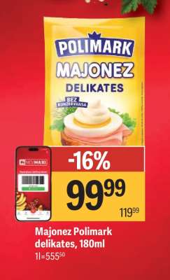 Majonez Polimark delikates, 180ml