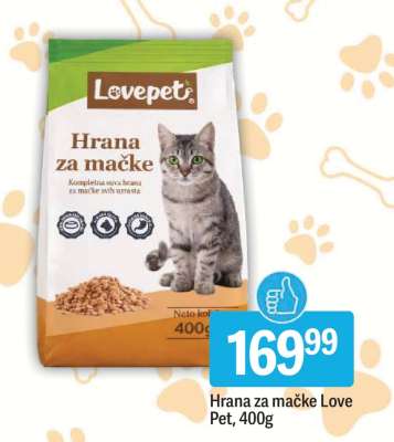 Hrana za mačke Love pet, 400g
