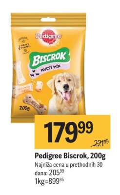 Pedigree BISCROK 200G