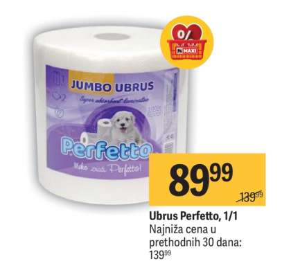 Ubrus Perfetto, 1/1