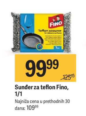 Sunder za teflon Fino, 1/1