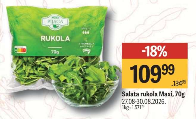 Salata rukola Maxi 70g