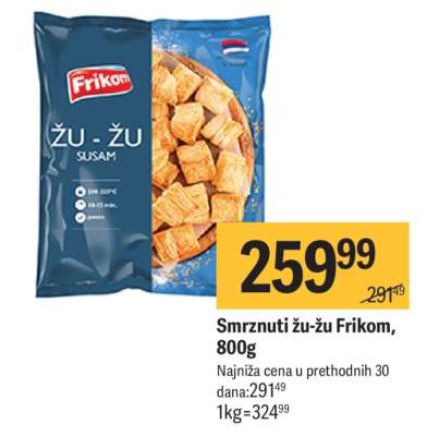 Smrznuti žu-žu Frikom 800g