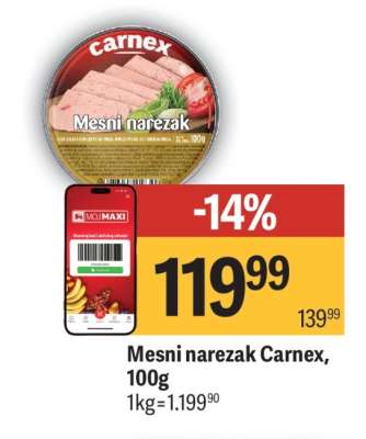 MESNI NAREZAK Carnex 100g