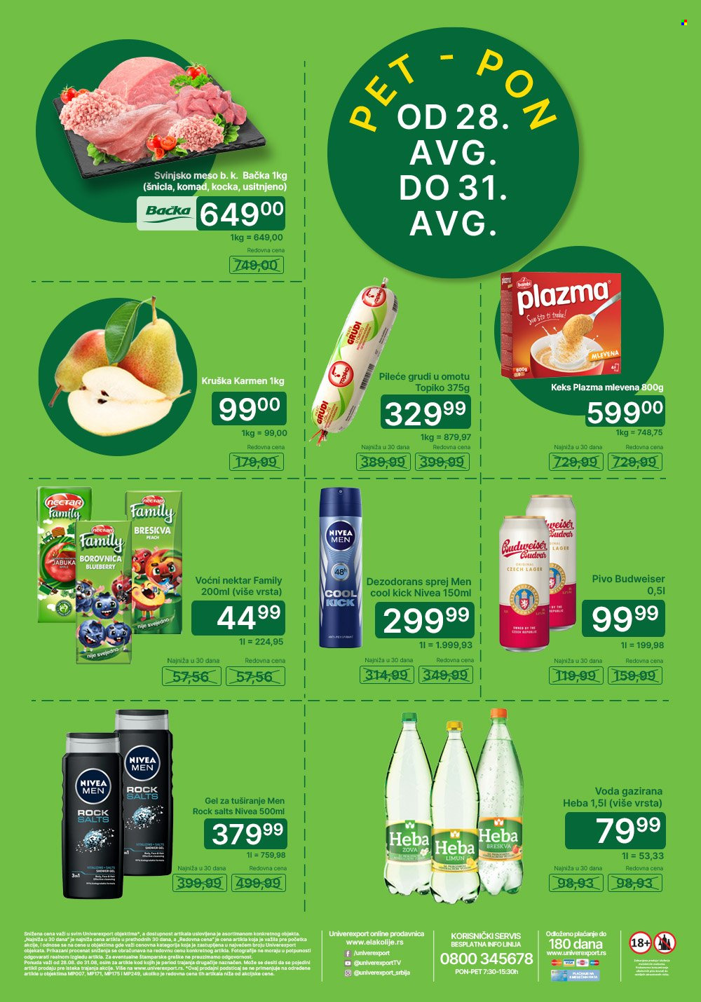 Univerexport katalog - 28.08.2026 - 31.08.2026. Stranica 1