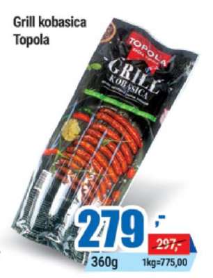 GRILL KOBASICA Topola